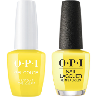 OPI GelColor And Nail Lacquer, A65 ,I Just Can't Cope-Acabana, 0.5oz 